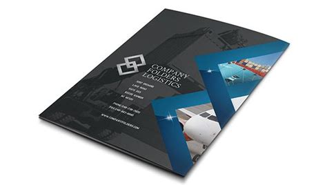 a brochure with an image of a plane on the front and back cover