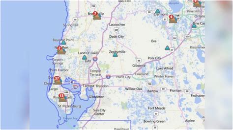 Florida Power And Light Outage Map Usgs Caribbean North Georgia ...