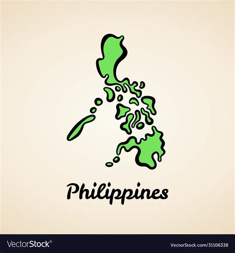 Philippines Map Outline Stock Illustrations Philippines Map | The Best ...