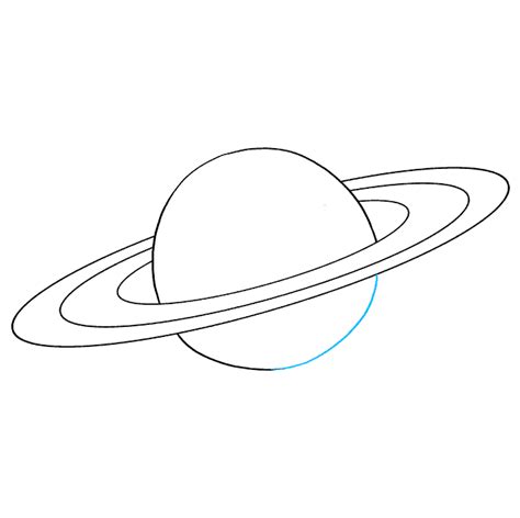 How to Draw Saturn - Really Easy Drawing Tutorial