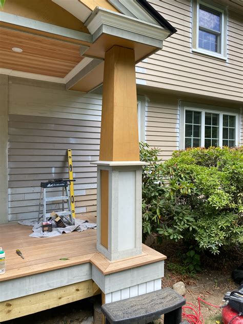 Portico Columns in Concord – CRM Construction LLC | CRM Construction LLC