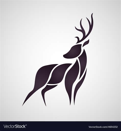 Deer logo Royalty Free Vector Image - VectorStock