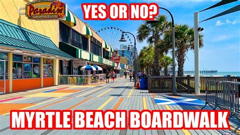 Myrtle Beach Boardwalk Tour! NEW LOOK 👀 in 2022! - YouTube