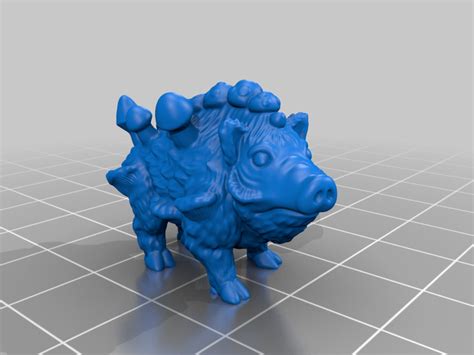 Spore Boar by Clay Rade | Download free STL model | Printables.com