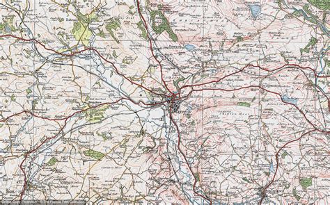 Historic Ordnance Survey Map of Skipton, 1925