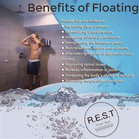 Benefits of floating.. rest float spa | Float spa, Float therapy ...