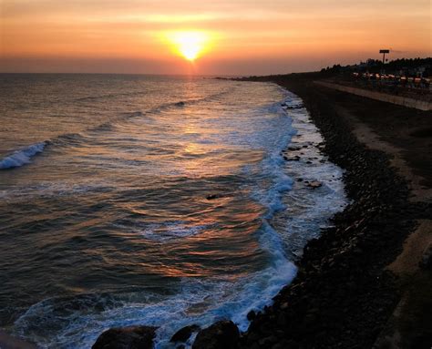 Kanyakumari Beach during sunset - PixaHive