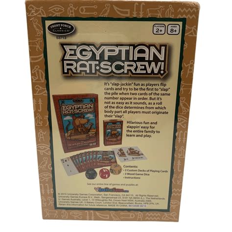 Egyptian Rat Screw Card Game New | eBay