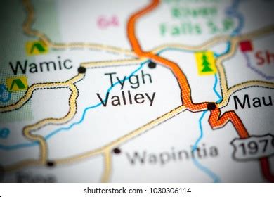 Tygh Valley Oregon Usa On Map Stock Photo 1030306114 | Shutterstock