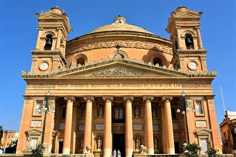 Full Frontal View of Mosta Dome in Mosta, Malta - Encircle Photos