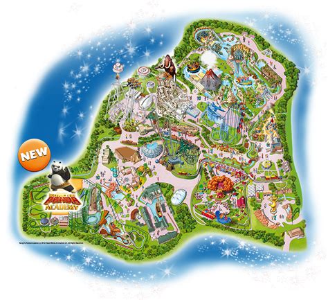 Map of Gardaland | Gardaland Resort