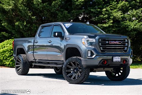 Lifted 2019 GMC Sierra 1500 AT4 with 22×12 Fuel Contra Wheels and 4 ...