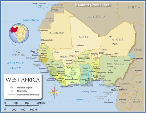 Map Of Africa West - Retha Charmane