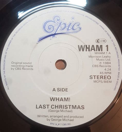 Wham Last Christmas Vinyl Records and CDs For Sale | MusicStack