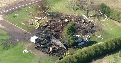 Unoccupied house explodes in Otsego - CBS Minnesota