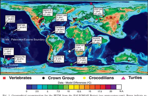 Figure 1 from Climate Response at the Paleocene–Eocene Thermal Maximum ...