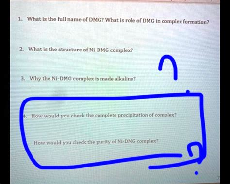 What is the full name of DMG? What is the role of DMG in complex ...