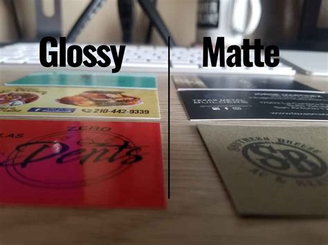 Matte Vs Glossy Business Cards – Best Images Limegroup.org