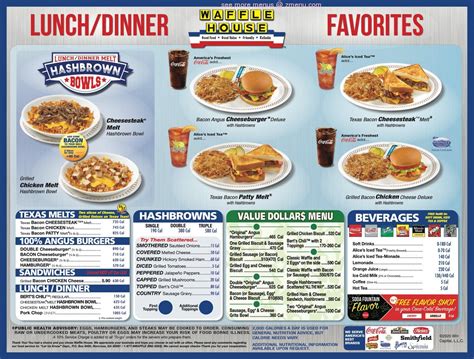 Waffle House Menu: A Culinary Journey from Breakfast to Late Night ...