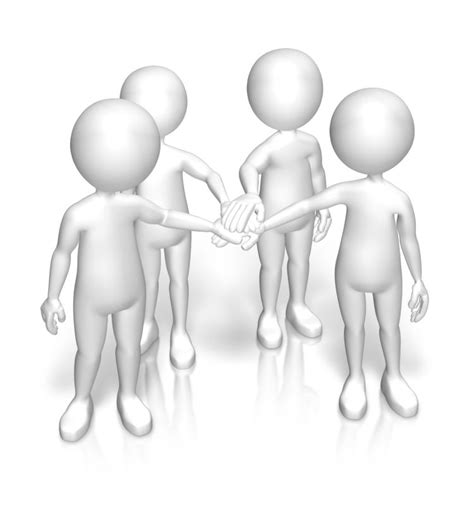 Figures Huddle Team | Great PowerPoint ClipArt for Presentations ...