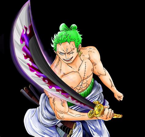 One Piece Wallpaper Pc Wano Zoro Enma Haki - IMAGESEE