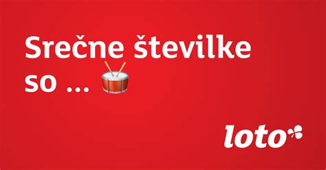 Loto rezultati : Loterija Slovenije