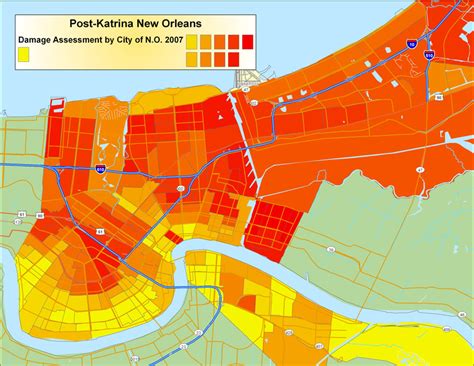 Post-Hurricane Katrina Research Maps