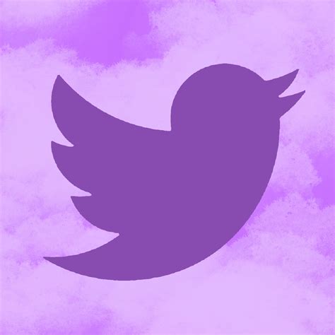 Purple Twitter icon