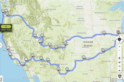 How Many Days Does It Take To Drive Cross Country - Country Poin