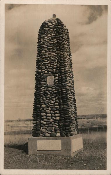 Boot Hill Monument Billings, MT Postcard