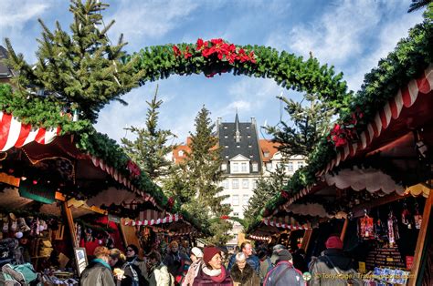 Bustling Leipzig Christmas Market