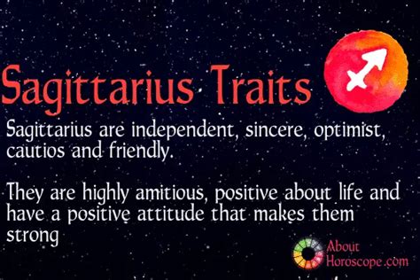 ♐ Sagittarius Traits, Personality And Characteristics