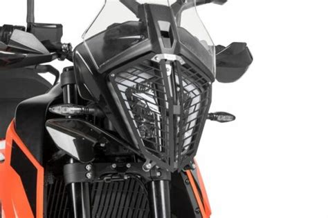 Protection de phare aluminium avec blocage rapide pour KTM 890 ...