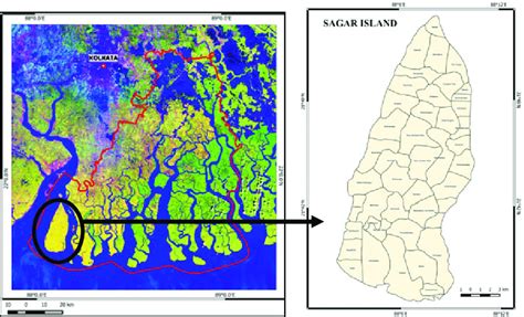 1 Location of the Sagar Island | Download Scientific Diagram