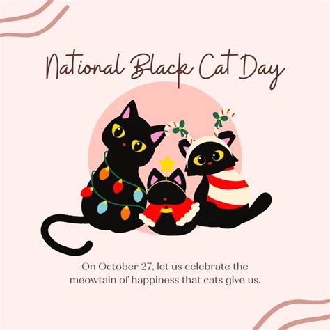 National Black Cat Day is annually celebrated on October 27th with the ...