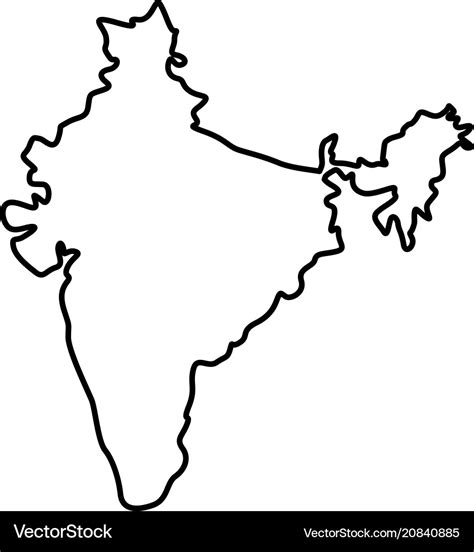 India Map Outline