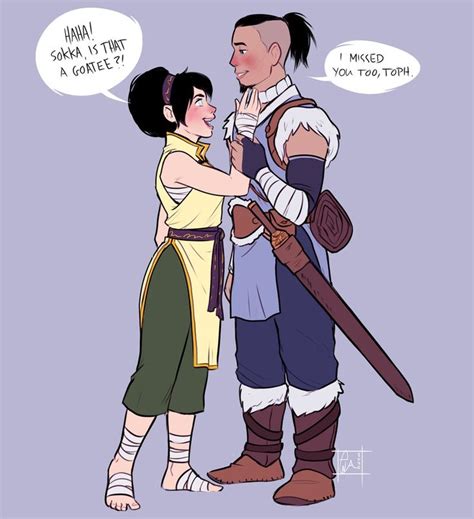 Toph and Sokka Revisit 2012 vs 2020, Ena Miranda-Sexton | Avatar the ...