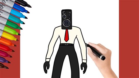 Easy Tutorial: Drawing Speakerman - How to Draw Speakerman Skibidi ...