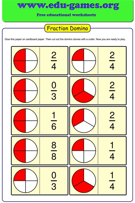 Fraction Domino is a domino game with a twist. | Fractions, Educational ...