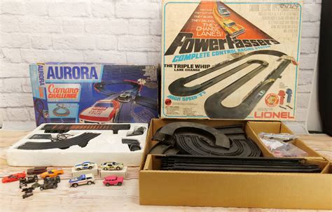 Lot Of 2 Slot Car Racing Sets Auction