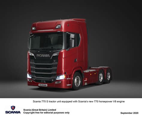 New Scania V8 trucks offer 770 horsepower and better fuel-efficiency ...