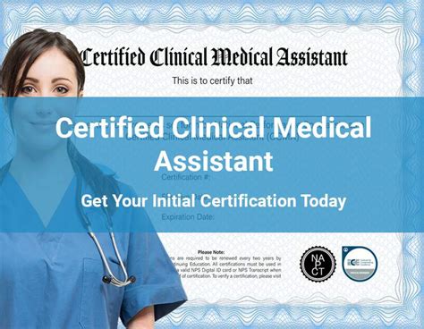 Certified Clinical Medical Assistant (CCMA) Initial Certification ...