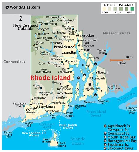 Rhode Island Maps & Facts - World Atlas