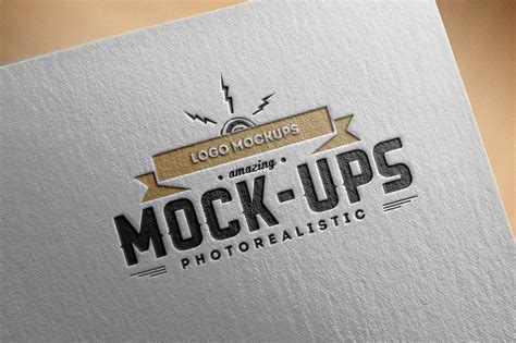 Free Logo Mockup Presentation - Freebies - Fribly