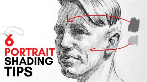 SHADING: 6 Tips On How To Shade A Portrait - YouTube