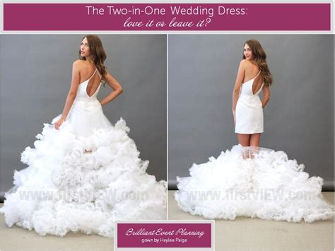 Two in One Wedding Dress – Mother of the Bride