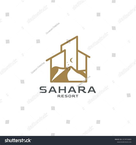 Vintage Luxury Resort Logo Design Stock Vector (Royalty Free ...