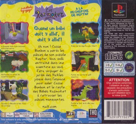 Rugrats: Search for Reptar cover or packaging material - MobyGames