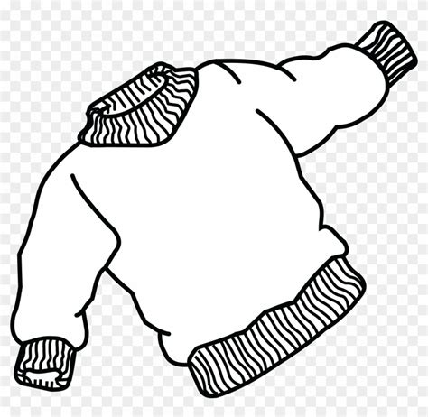 Free Clipart Of A Sweater - Outline Picture Of Sweater - Free ...