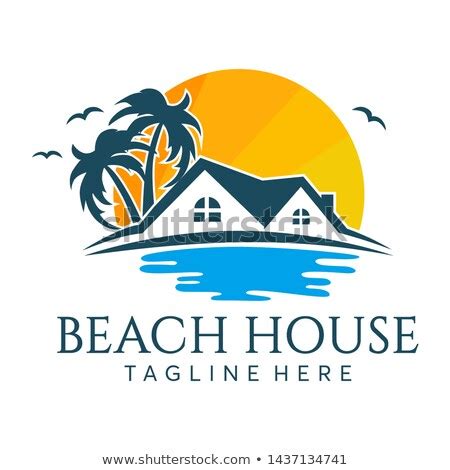 Beach House Logo Design Royalty Free Stock Vector (Royalty Free ...